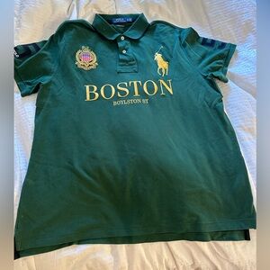 Ralph Lauren green Boston polo XL (USED)